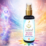 Aura Spray Maha Chohan violett mit Goldsprühkopf  spiritueller Raumspray für Klarheit und inneres Wissen